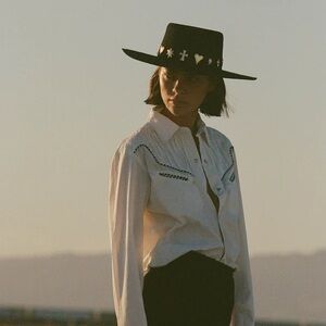 Lack Of Color Celestial Boater Hat Size L